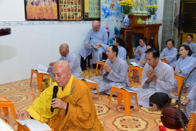 Repentant Ceremony at Minh Chat  ashram in Can Tho